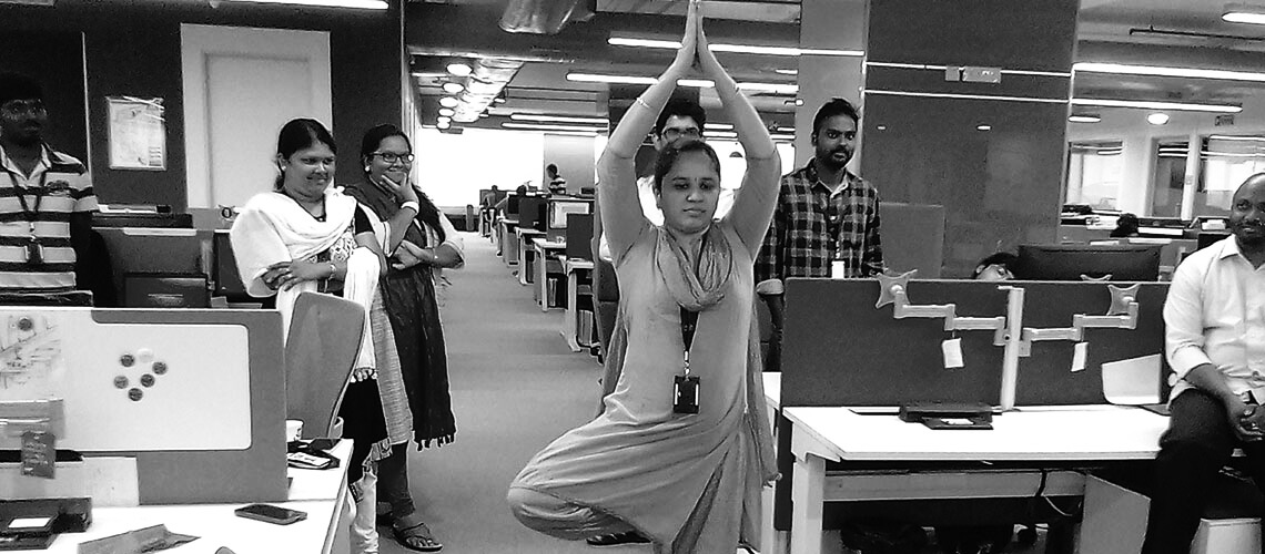 yoga chikitsa for corporate employees