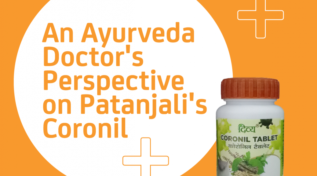 Ayurveda Doctor S On Patanjali S Coronil